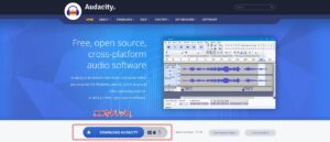 Audacity導入インストール方法1